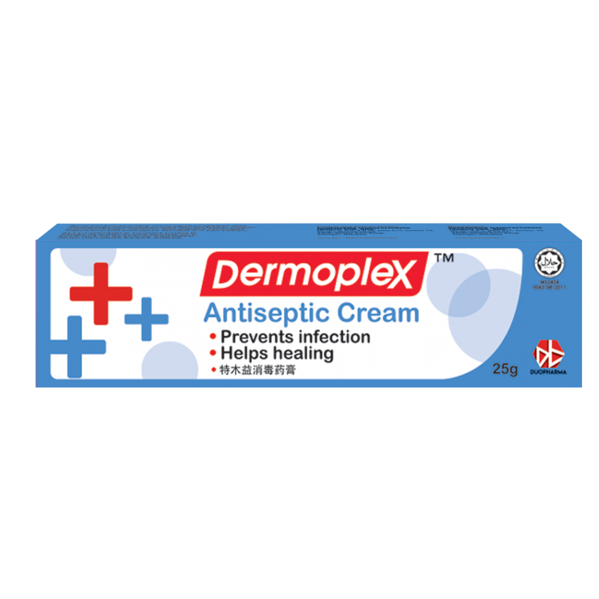 DERMOPLEX ANTISEPTIC CREAM 25GM 